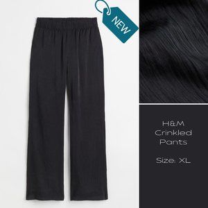 H&M - Crinkled Pants - XL